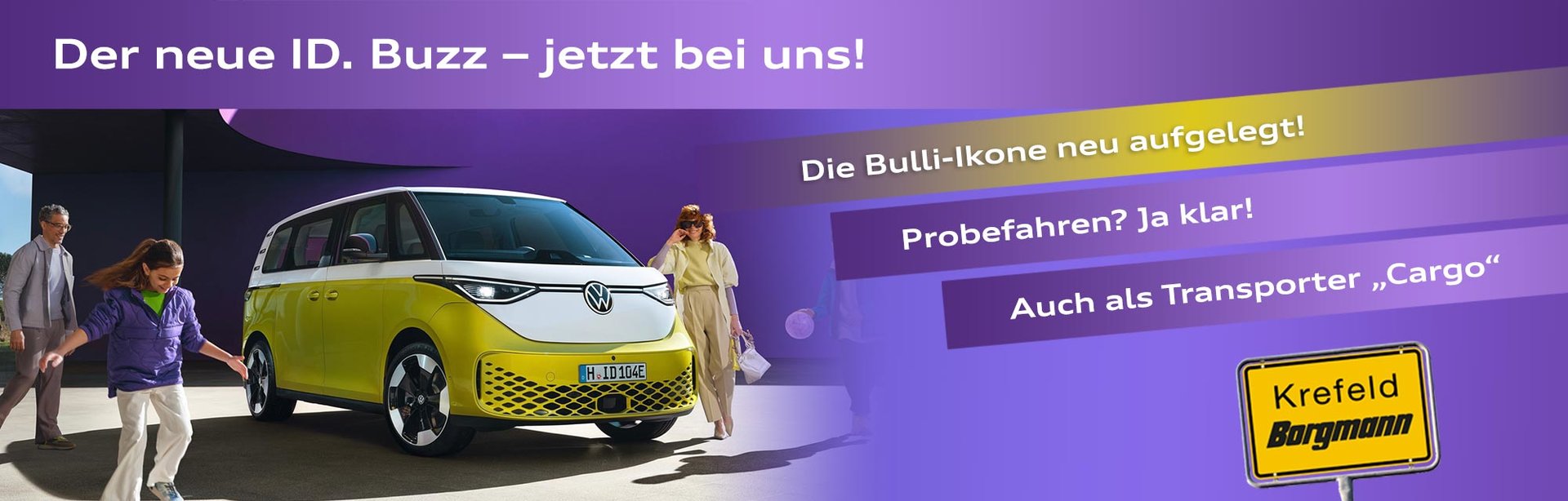 Der neue ID. Buzz im Autohaus Borgmann Krefeld Der neue ID. Buzz im Autohaus Borgmann Krefeld