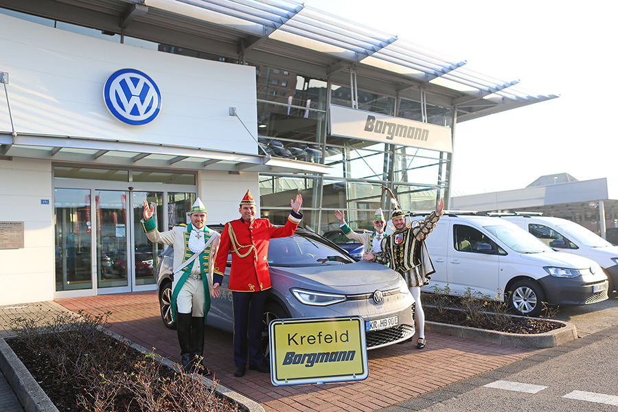 Prinzengarde bei Borgmann Krefeld