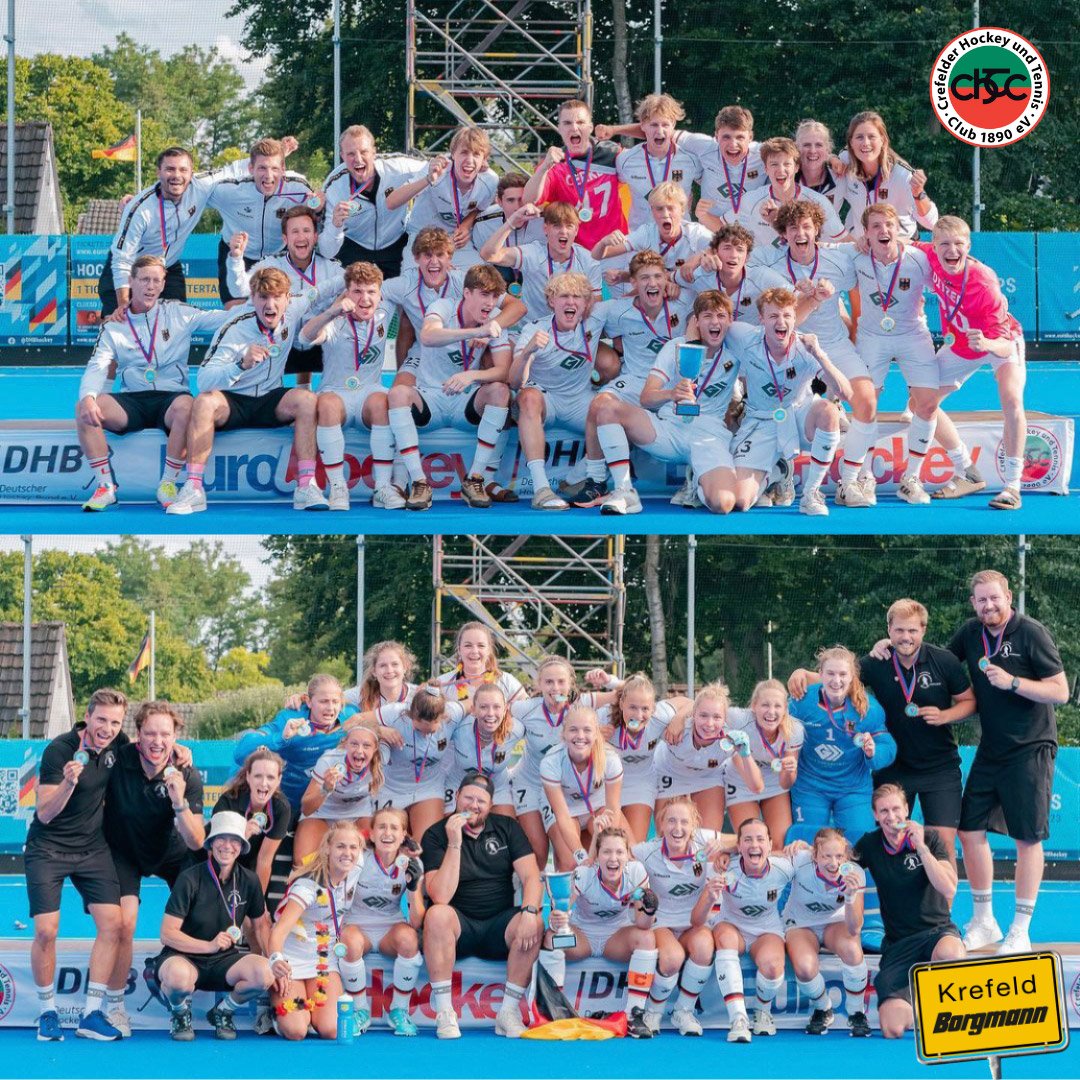 Preisverleihung U18 Eurohockey Krefeld