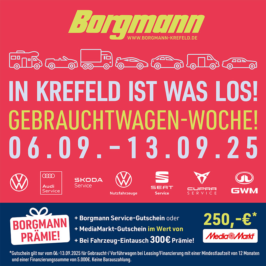 Borgmann Gebrauchtwagen-Woche 2025