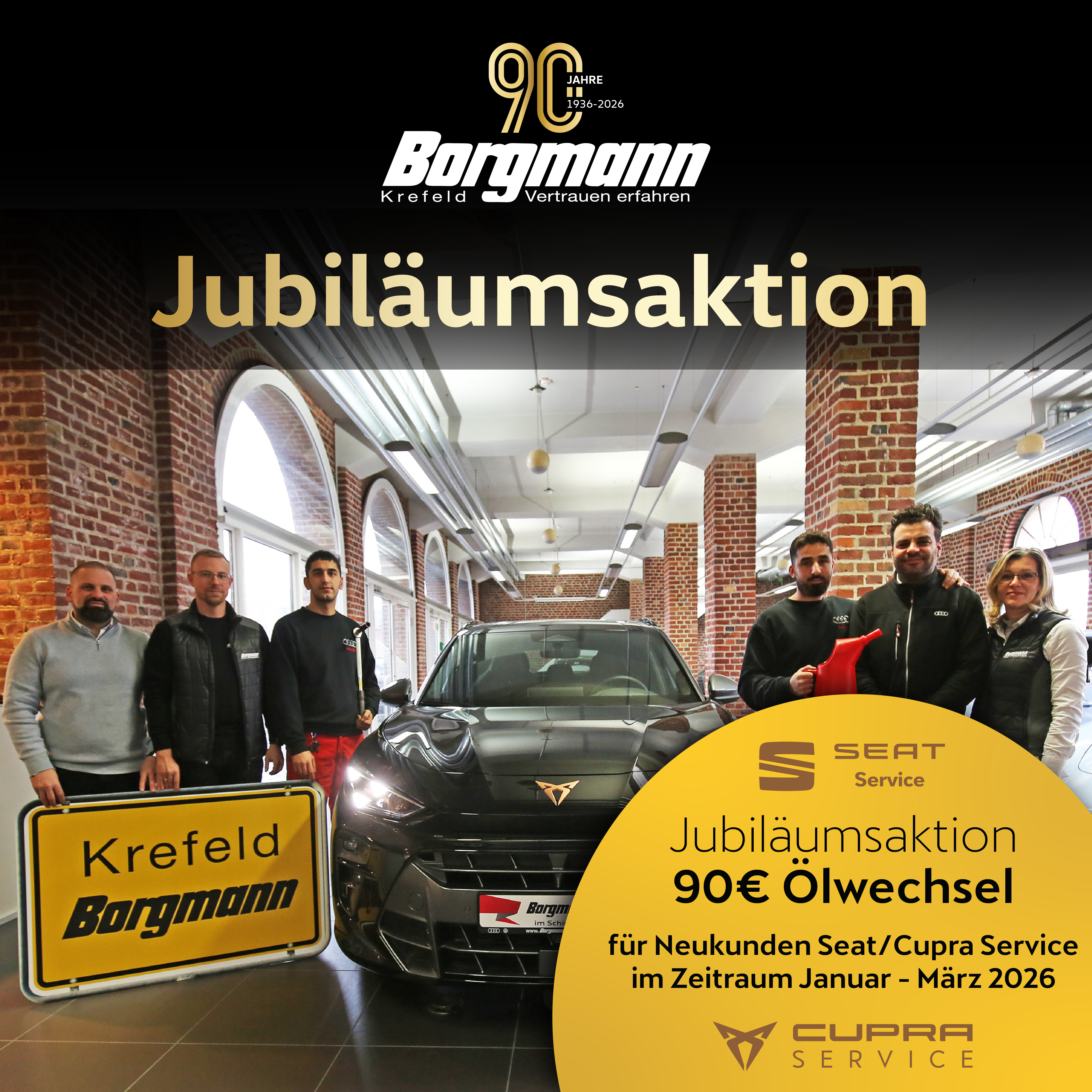 Service-Aktion Seat Cupra