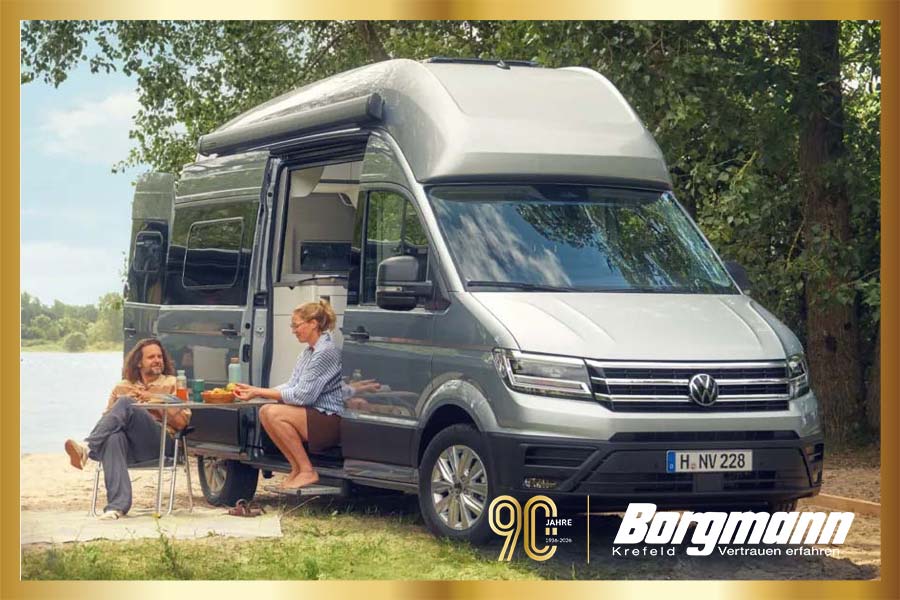 Der neue VW Grand California 680 als 90 Jahre Borgmann Sondermodell