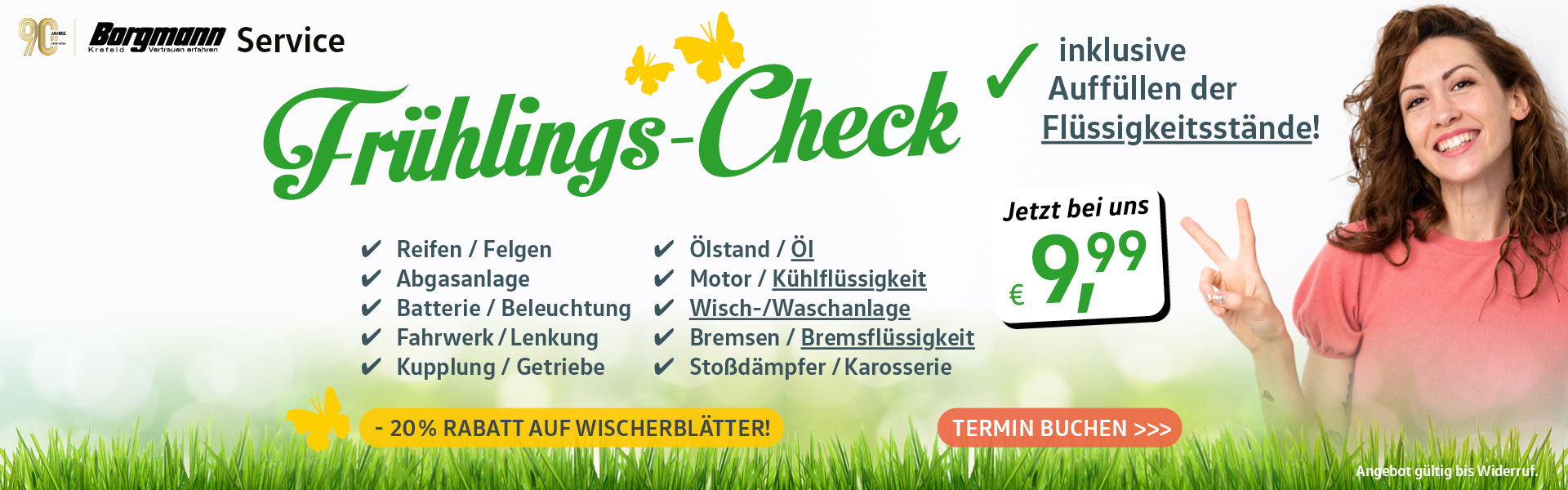 Frühlingscheck bei Borgmann