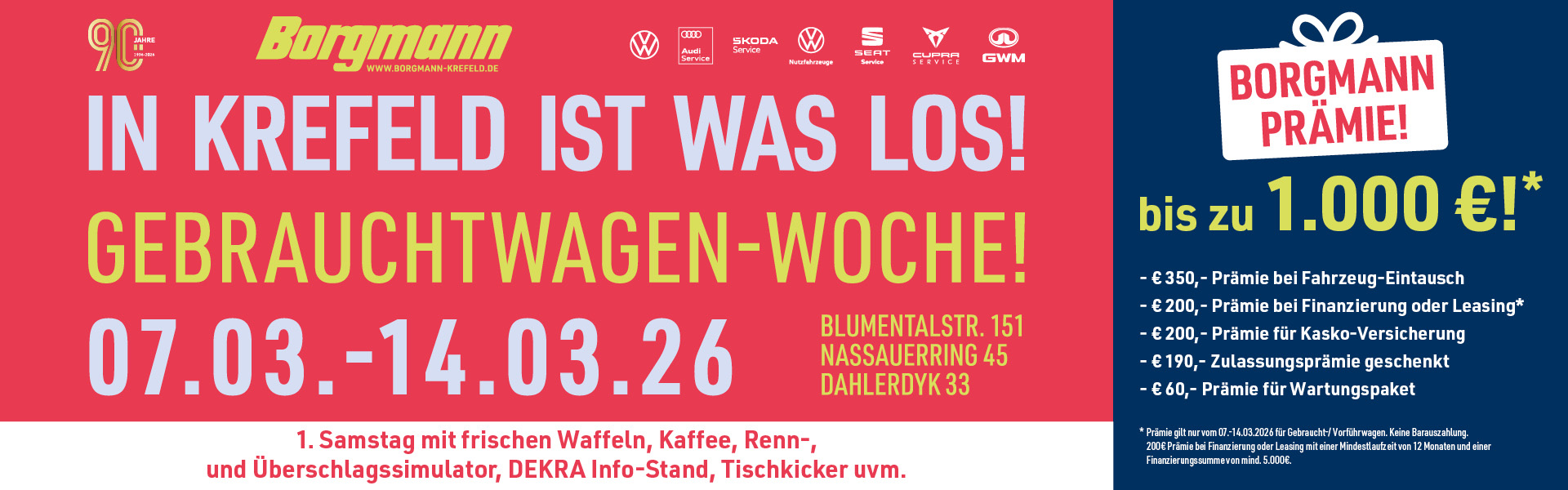 Gebrauchtwagen-Woche bei Borgmann