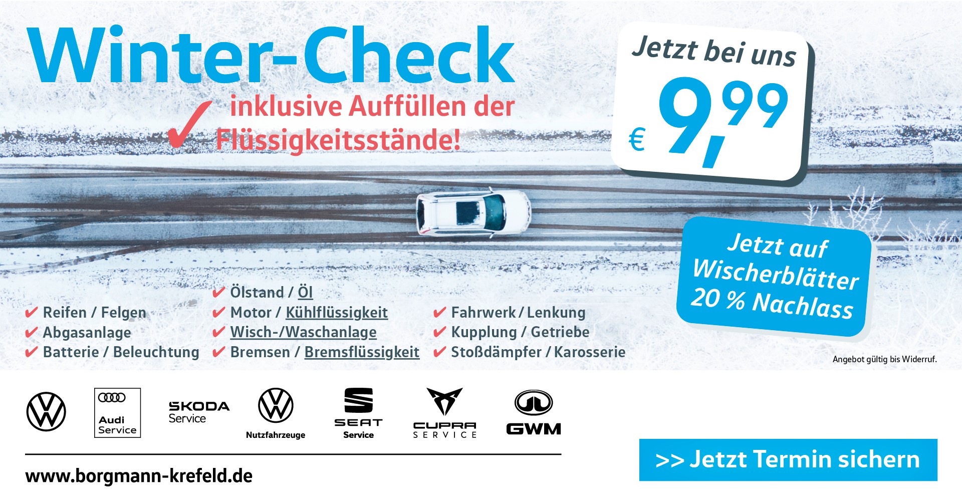 Wintercheck bei Borgmann