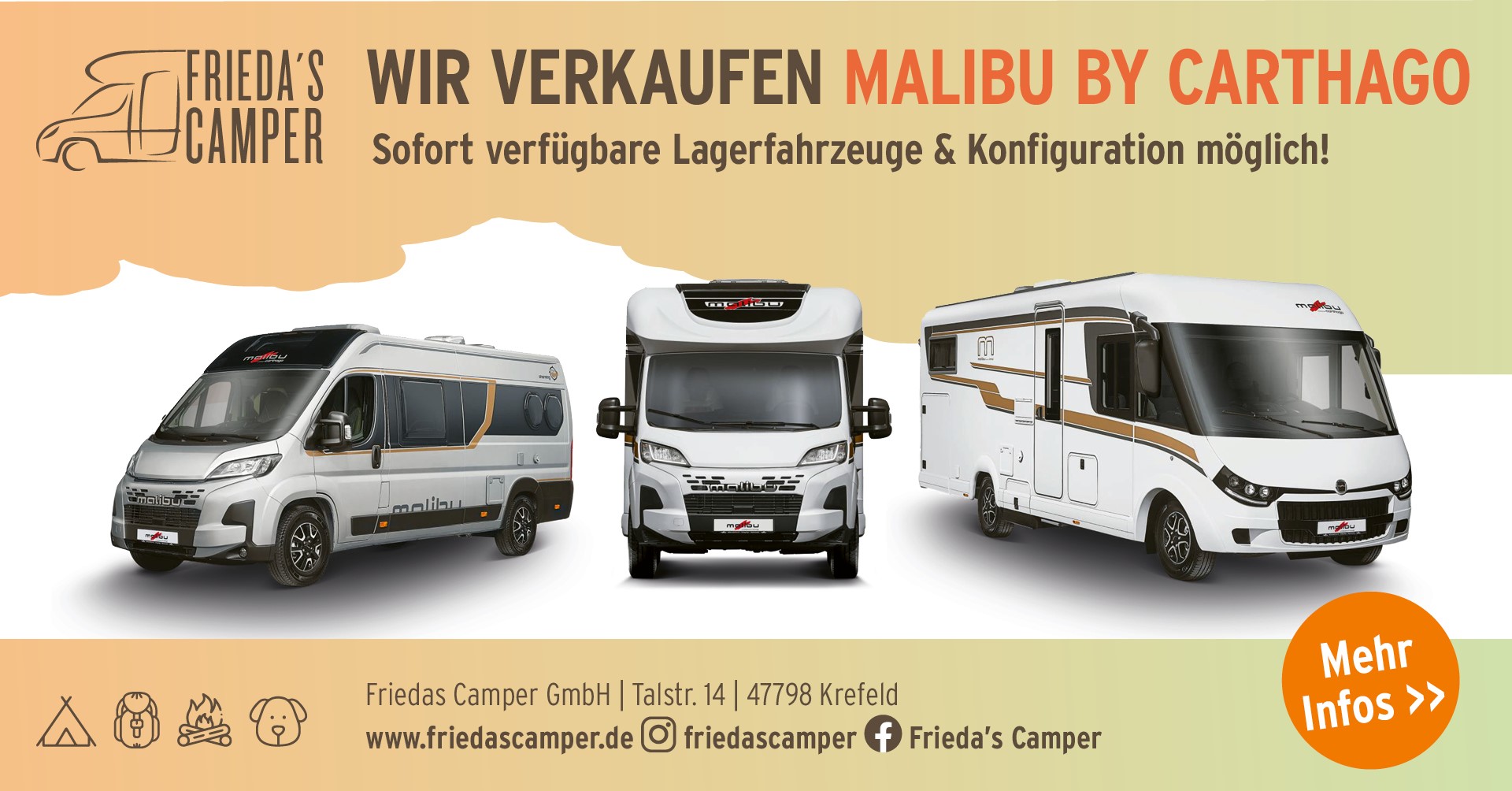 Malibu by Carthago bei Friedas Camper in Krefeld