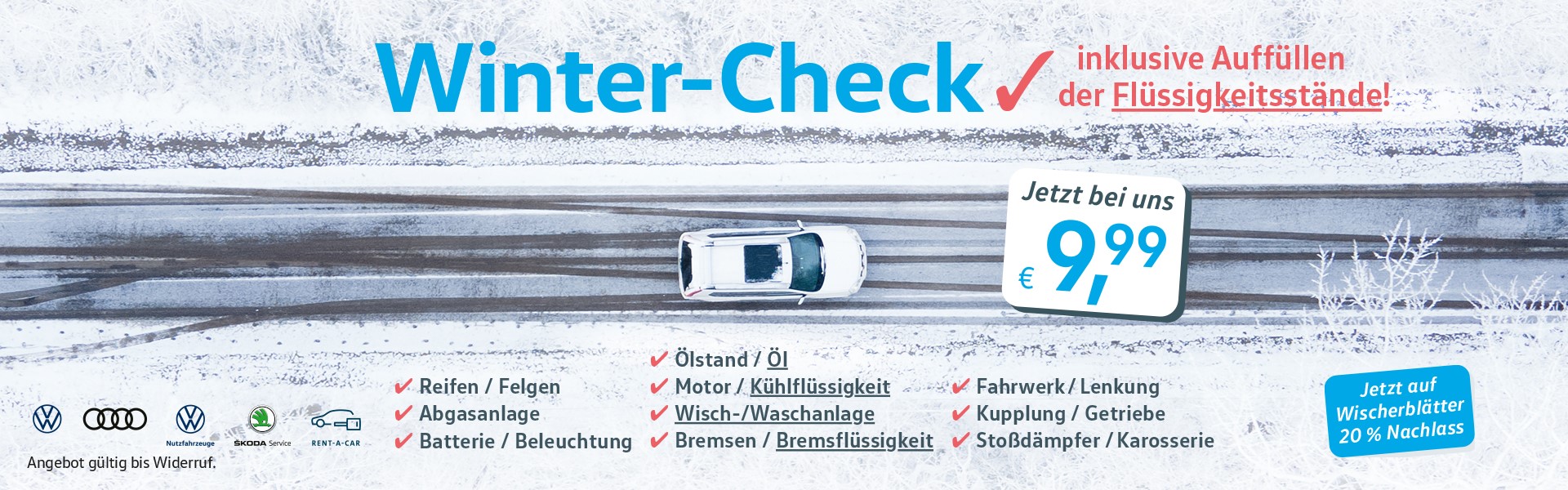 Winter-Check bei Borgmann Winter-Check bei Borgmann