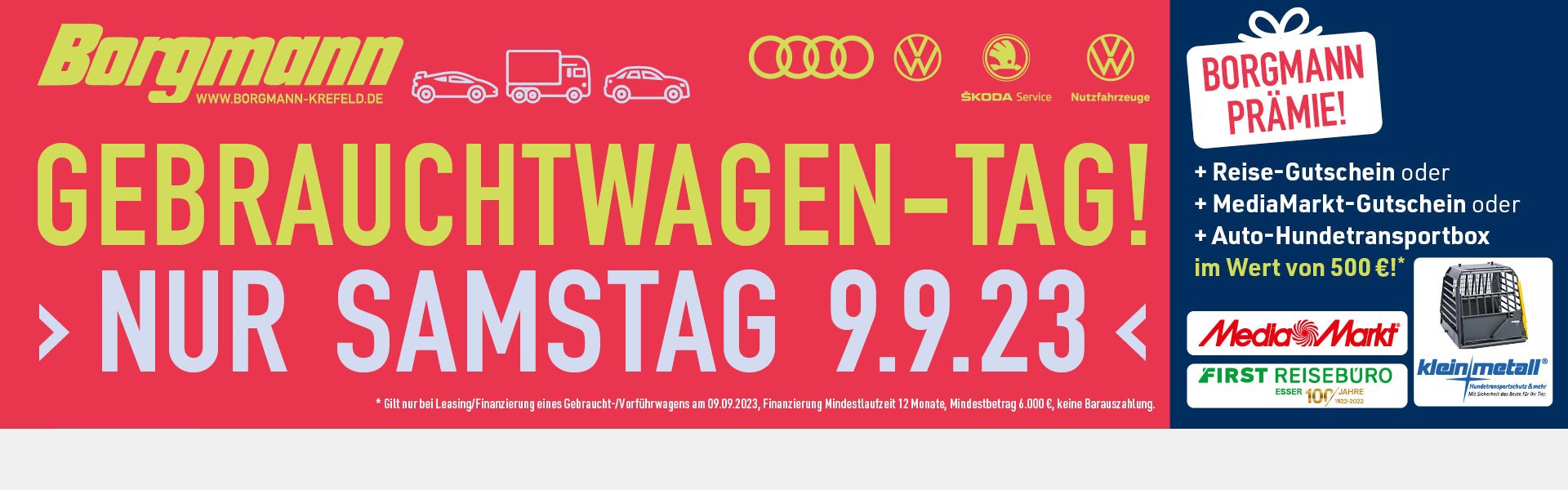 Borgmann Gebrauchtwagentag in Krefeld Borgmann Gebrauchtwagentag in Krefeld