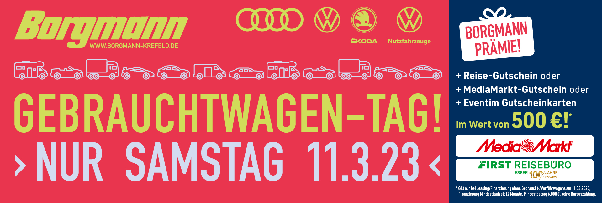 Gebrauchtwagen-Tag bei Borgmann Krefeld 2023 Gebrauchtwagen-Tag bei Borgmann Krefeld 2023