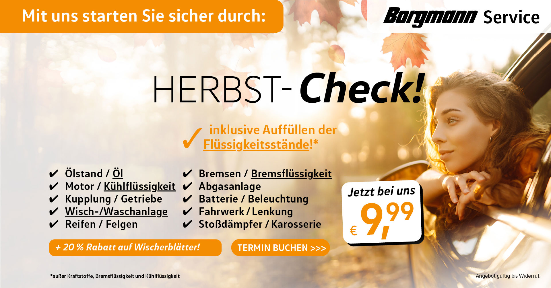 Herbst-Check bei Autohaus Borgmann
