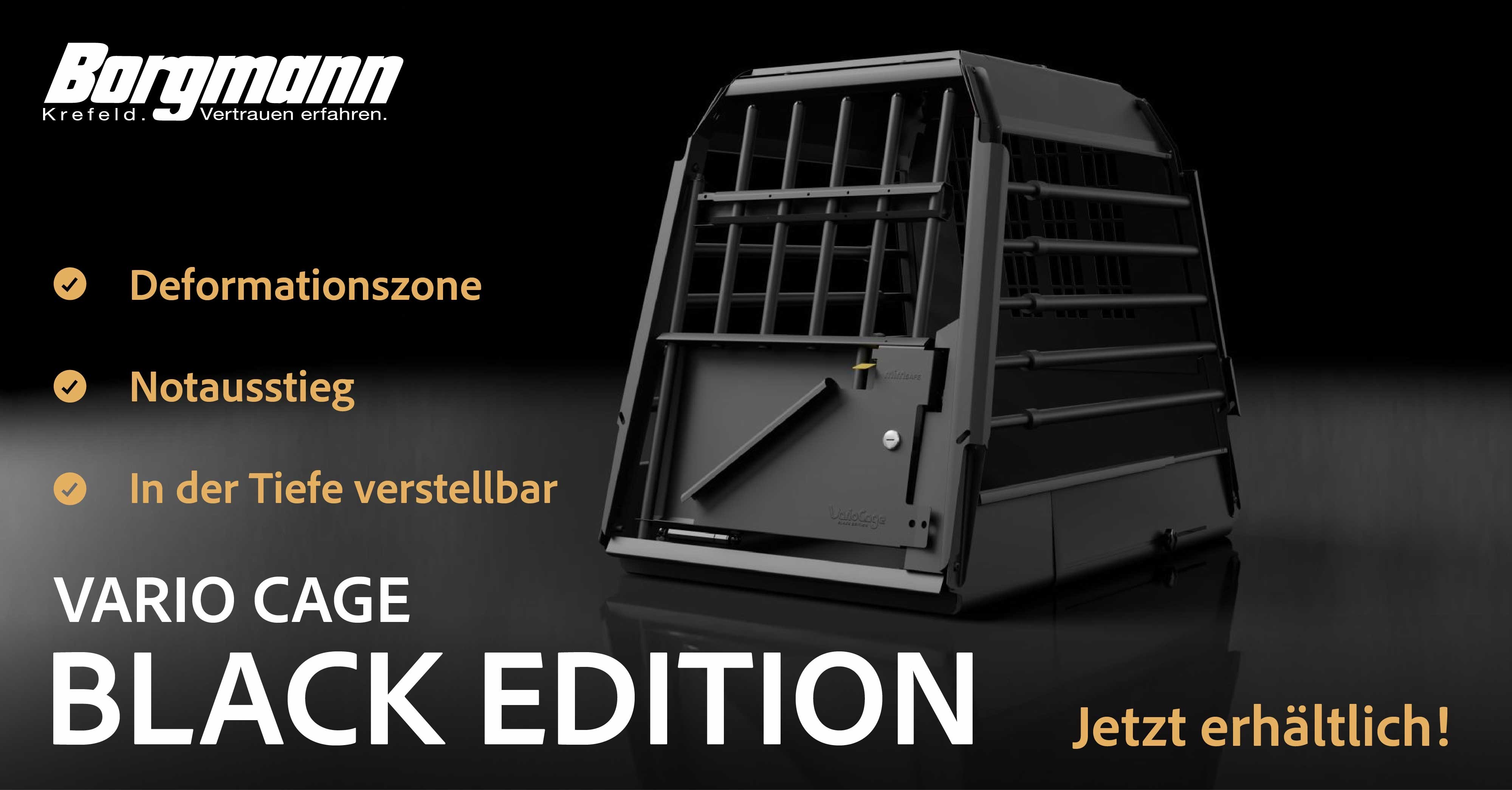 Hundebox VarioCage Black Edition