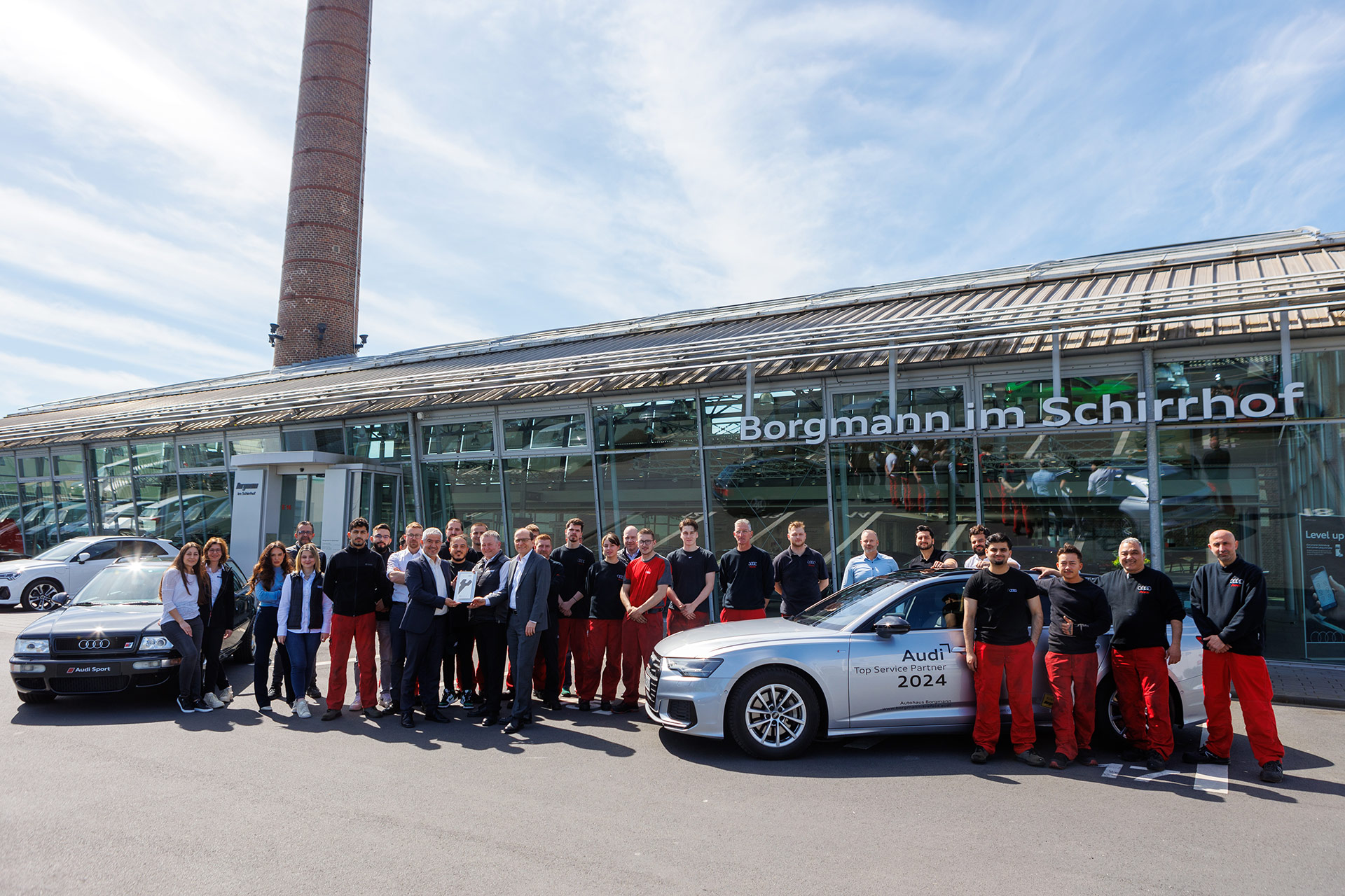 Borgmann im Schirrhof ist Audi Top Service Partner 2024 Borgmann im Schirrhof ist Audi Top Service Partner 2024