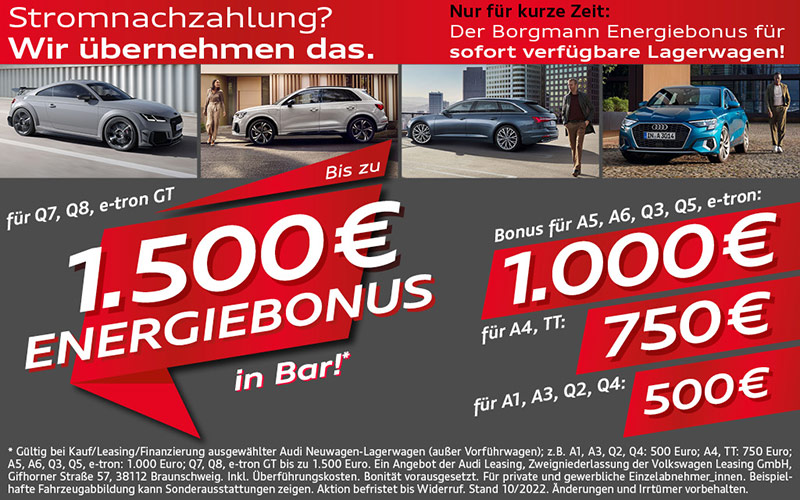 Audi Borgmann Energiebonus