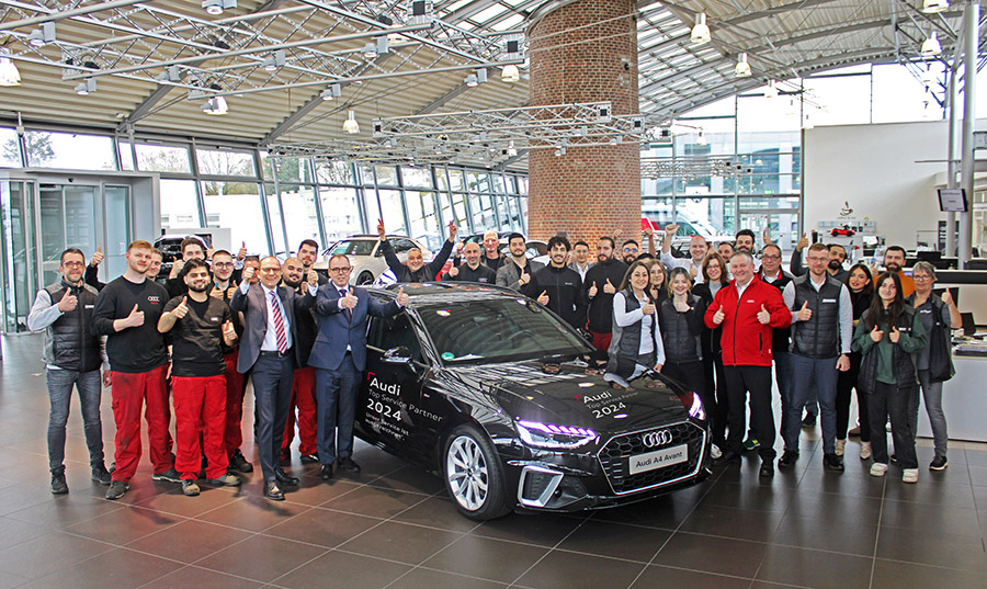 Borgmann im Schirrhof ist Audi Top Service Partner 2024 Borgmann im Schirrhof ist Audi Top Service Partner 2024