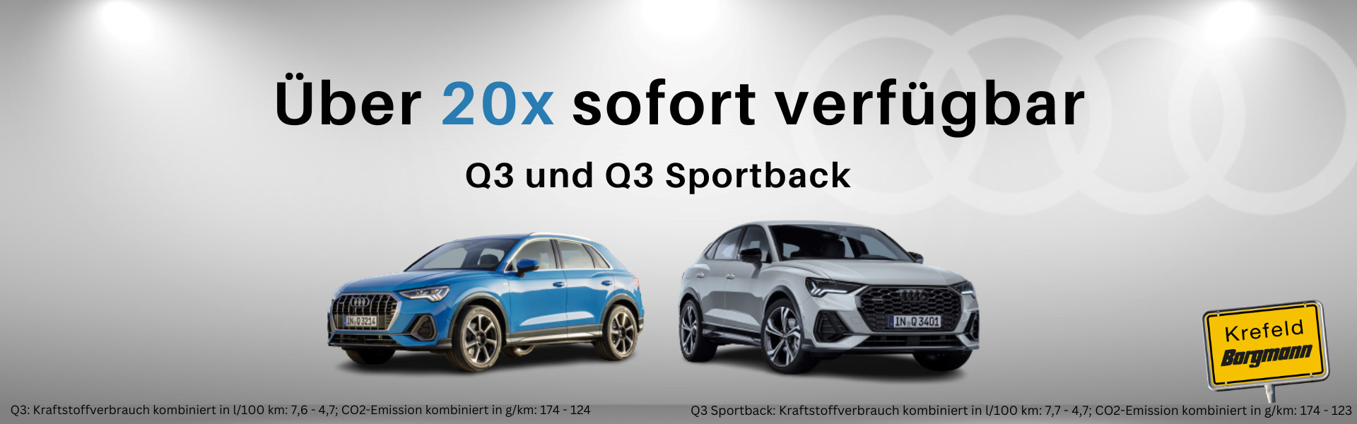 Audi Q3 und Q3 Sportback Sonderangebote