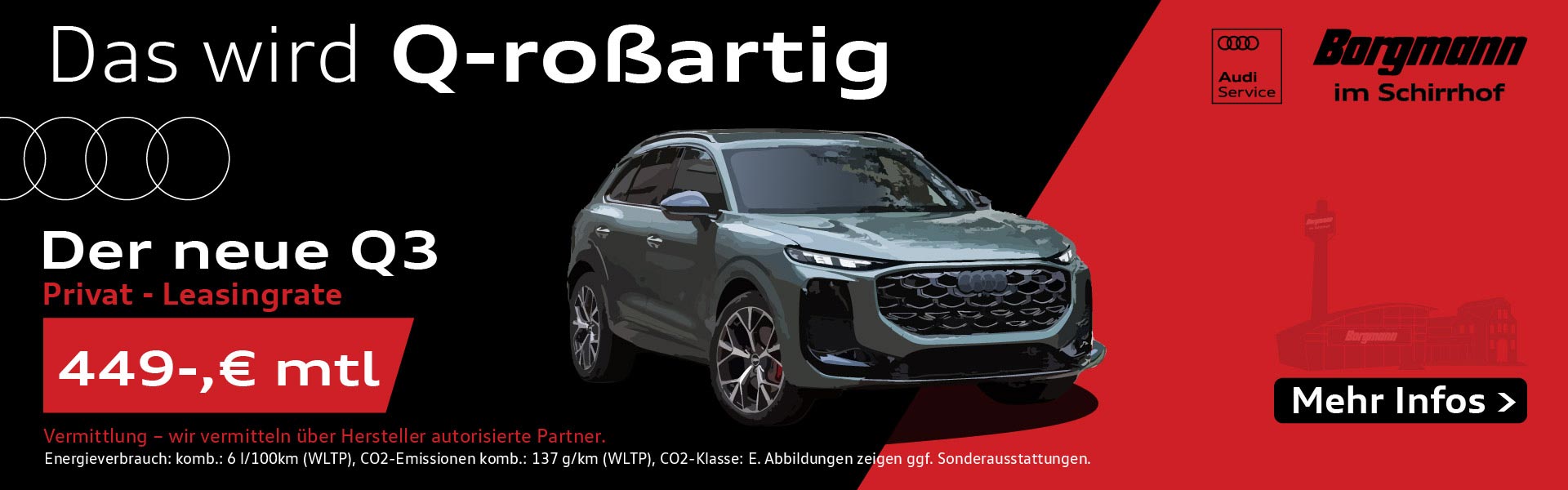 Audi Q3 Borgmann im Schirrhof