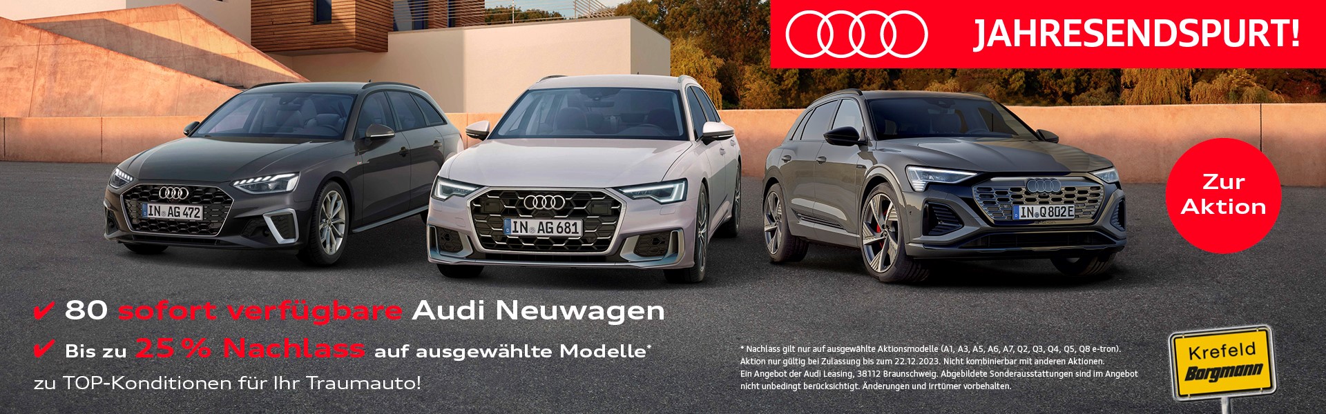 Audi Jahresendspurt bei Borgmann