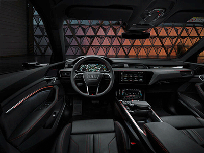 Audi Q8 e-tron im Autohaus Borgmann Audi Q8 e-tron Interieur