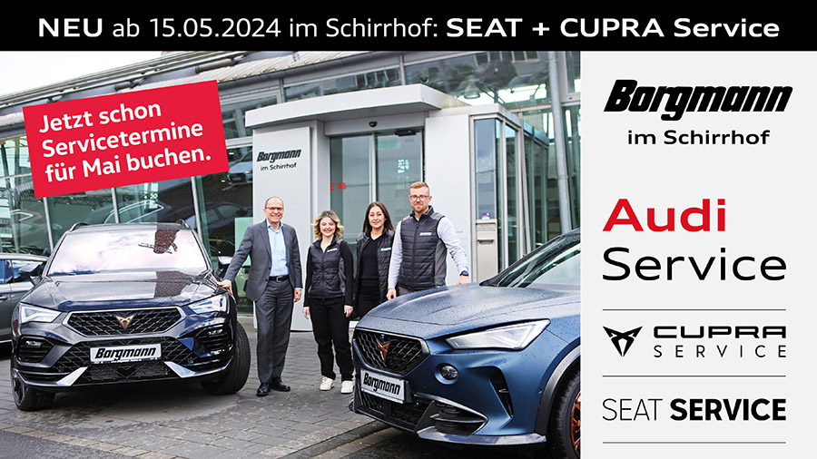 Seat & Cupra Service bei Borgmann im Schirrhof