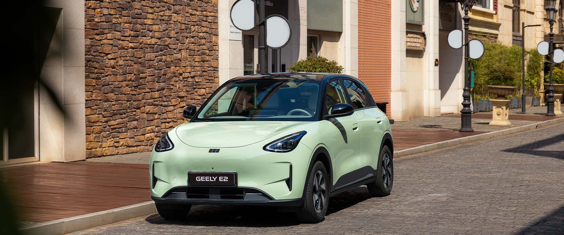 Der neue Geely E2 bei Borgmann im Schirrhof