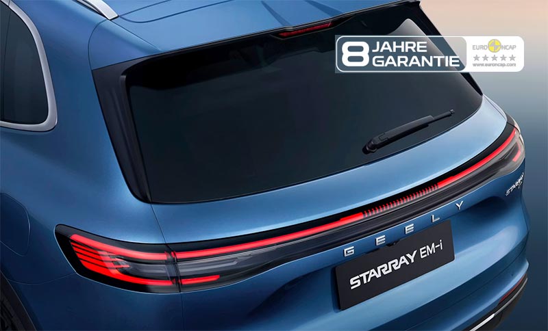 Geely Starray Heckansicht