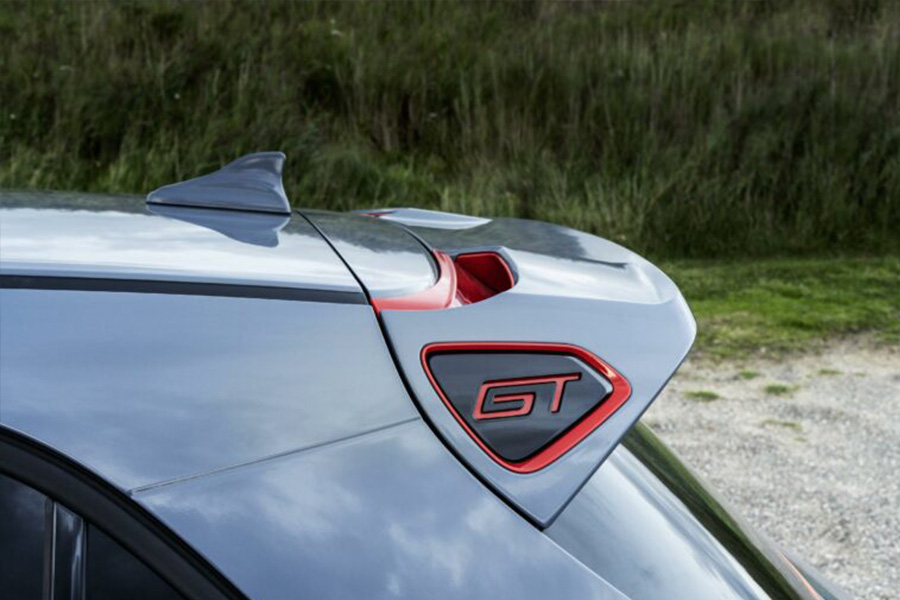 Der Heckspoiler vom GWM ORA 03 GT