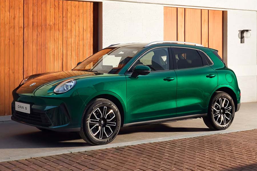 Der neue GWM ORA 05 SUV von vorne bei Borgmann im Schirrhof