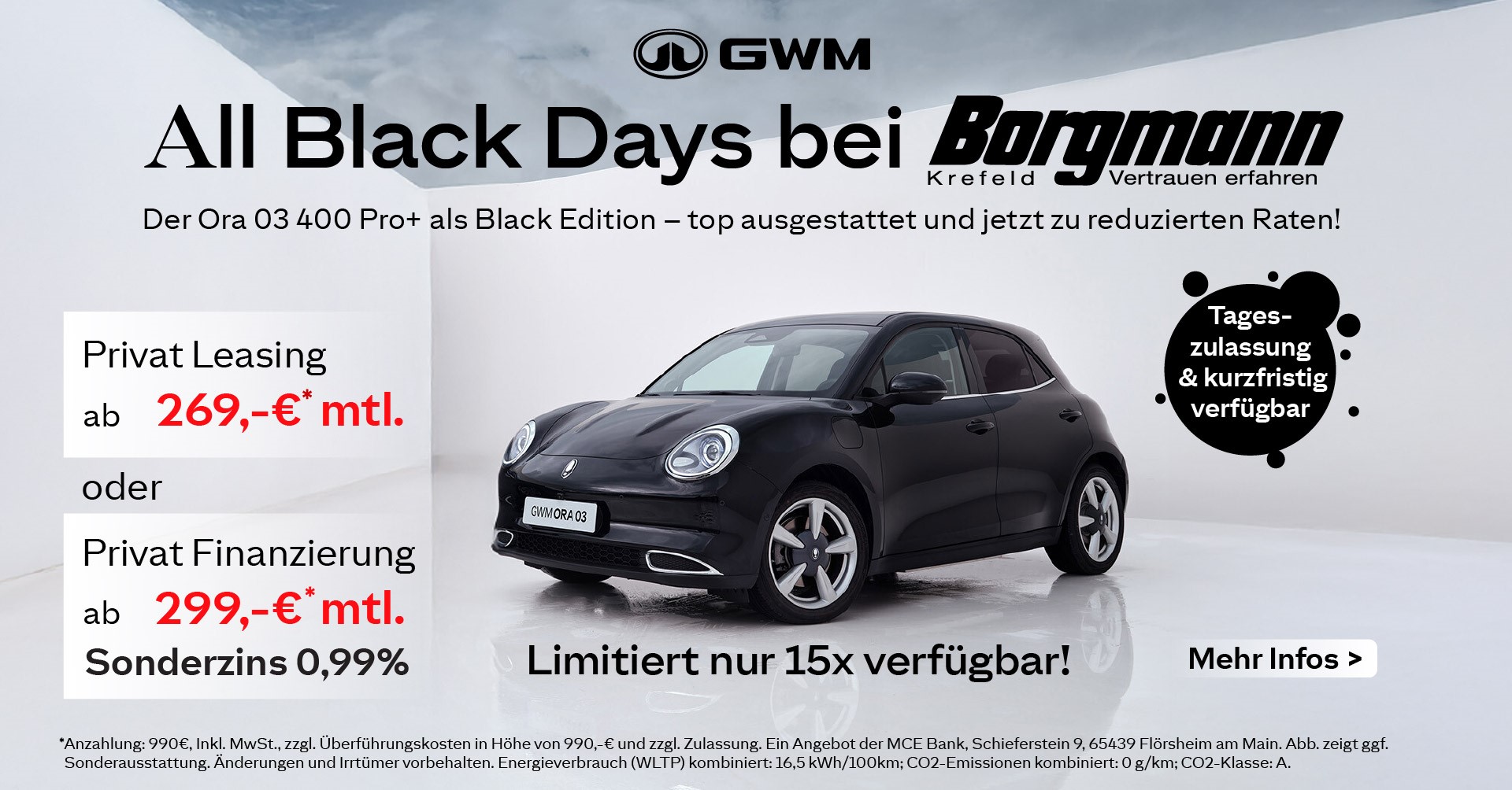 Ora 03 All Black Days bei Borgmann