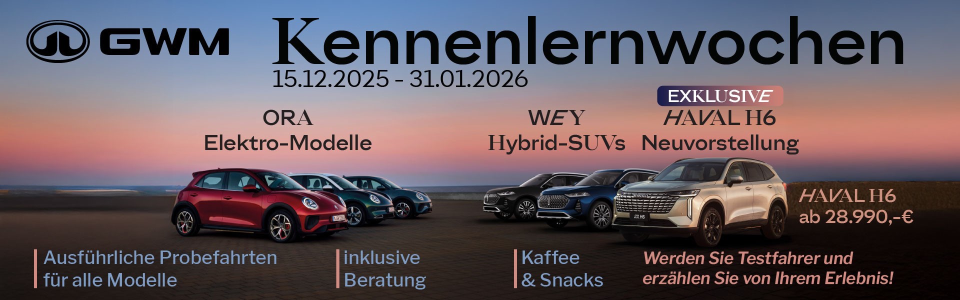 GWM Kennenlernwochen