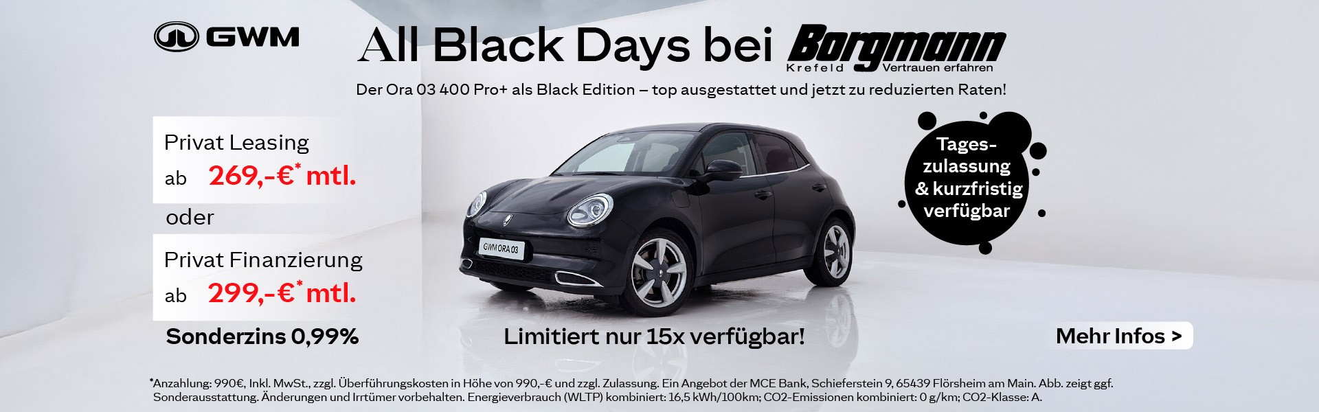 Ora 03 All Black Days bei Borgmann