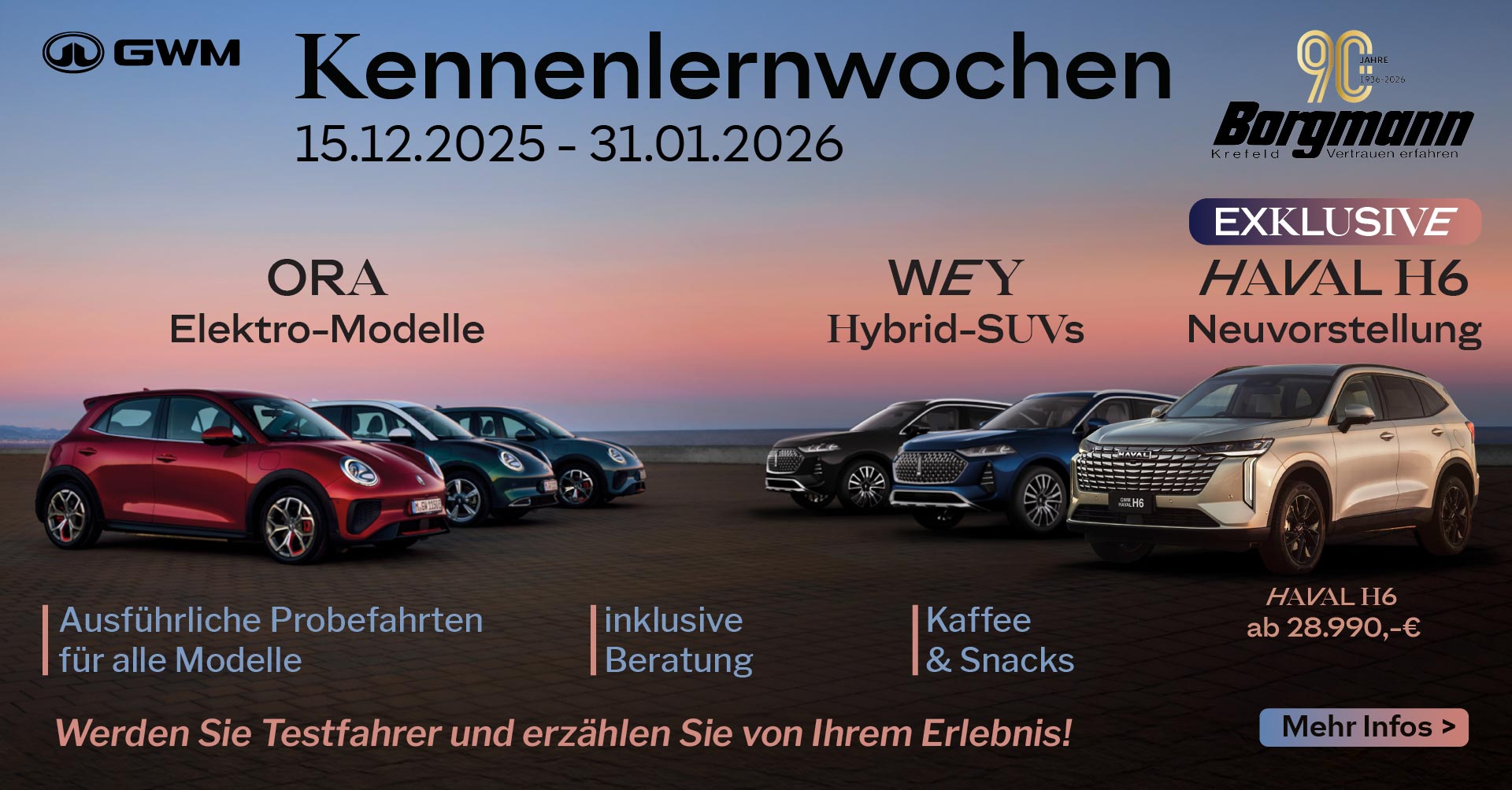 GWM Kennenlernwochen