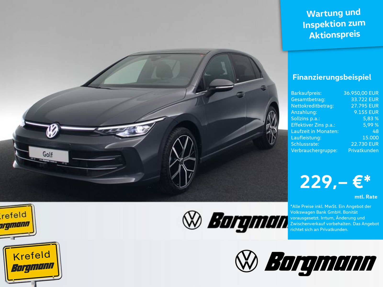 VW Golf VIII 1.5 eTSI Edition 50