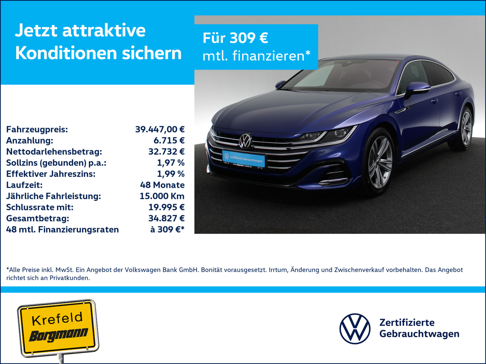 VW Arteon 2.0 TSI R-Line
