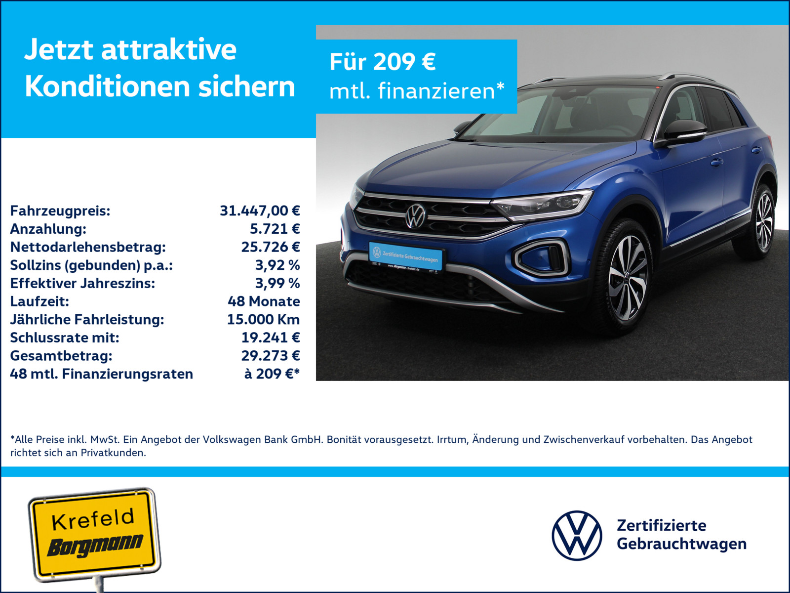 VW T-Roc 1.5 TSI Style