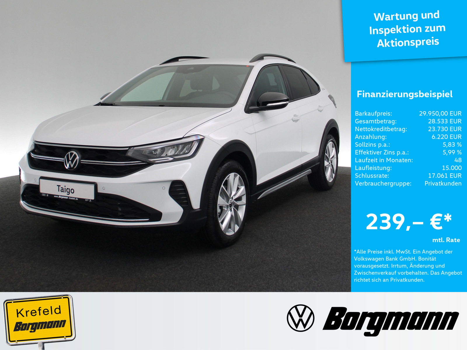 VW Taigo 1.0 TSI Goal