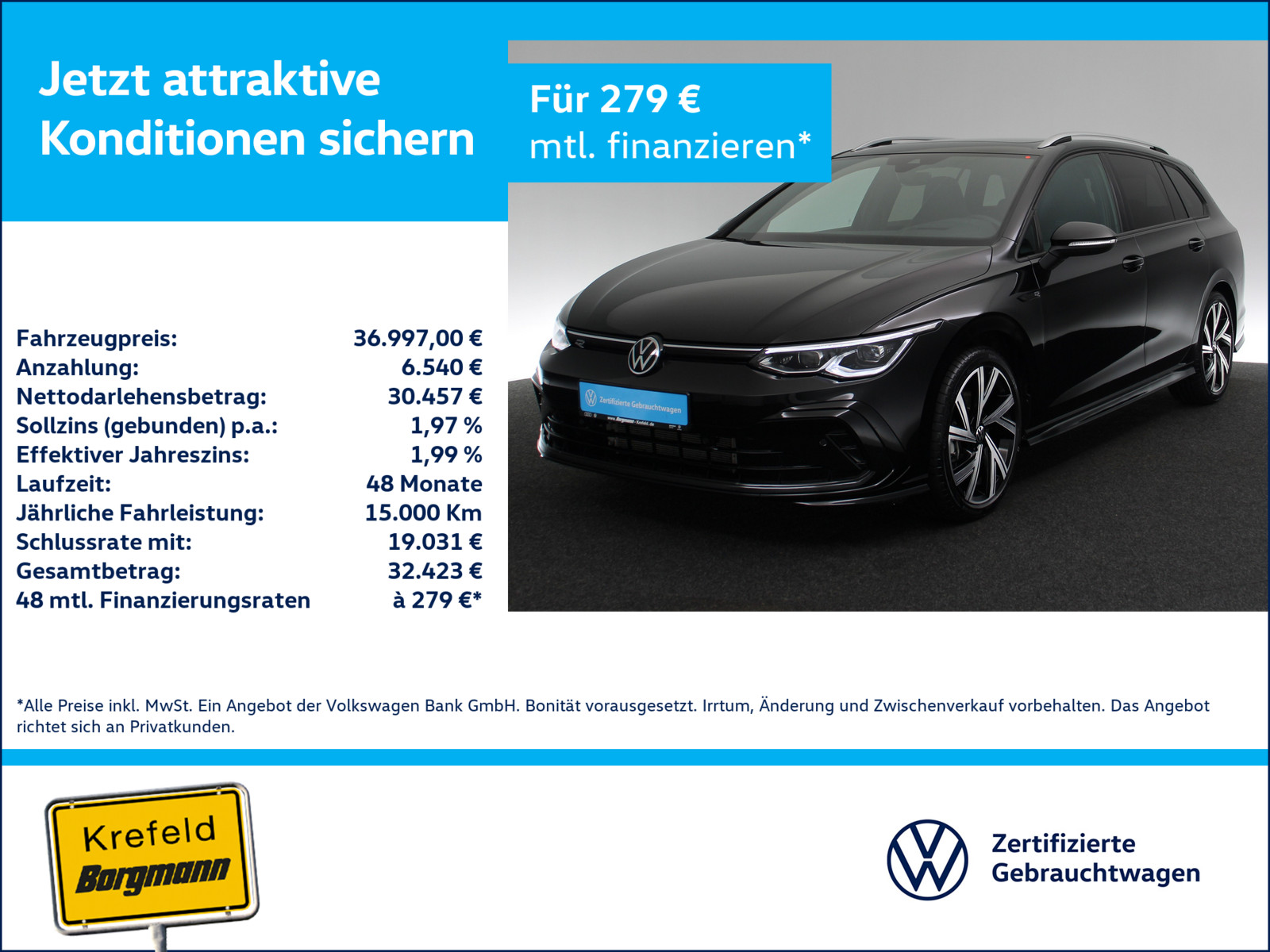 VW Golf VIII 2.0 TSI R-Line