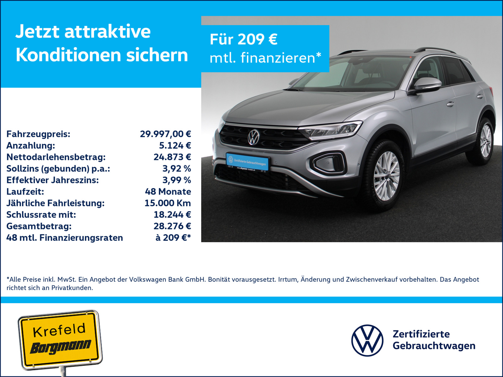VW T-Roc 1.5 TSI Life