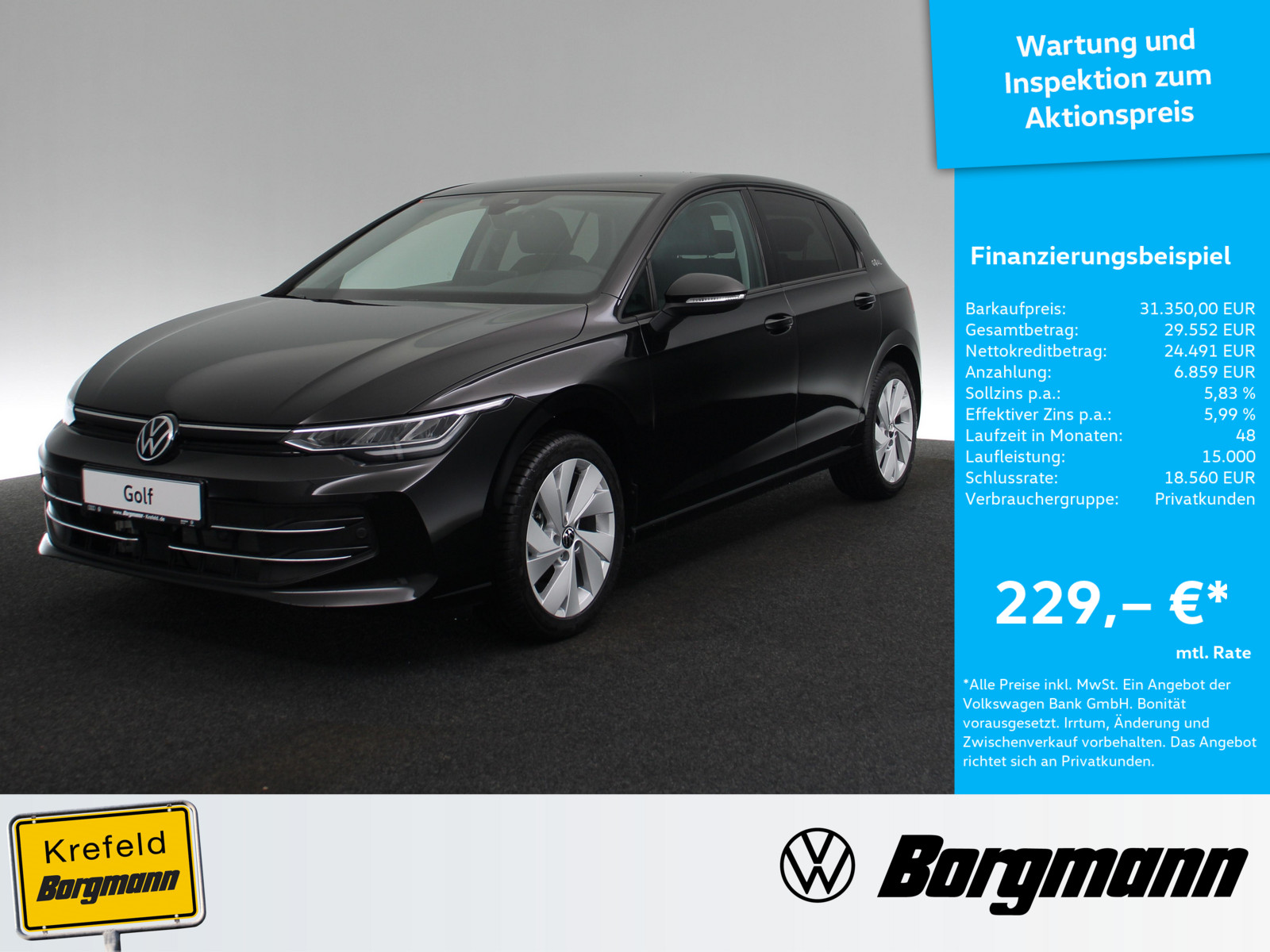 VW Golf VIII 1.5 eTSI Goal