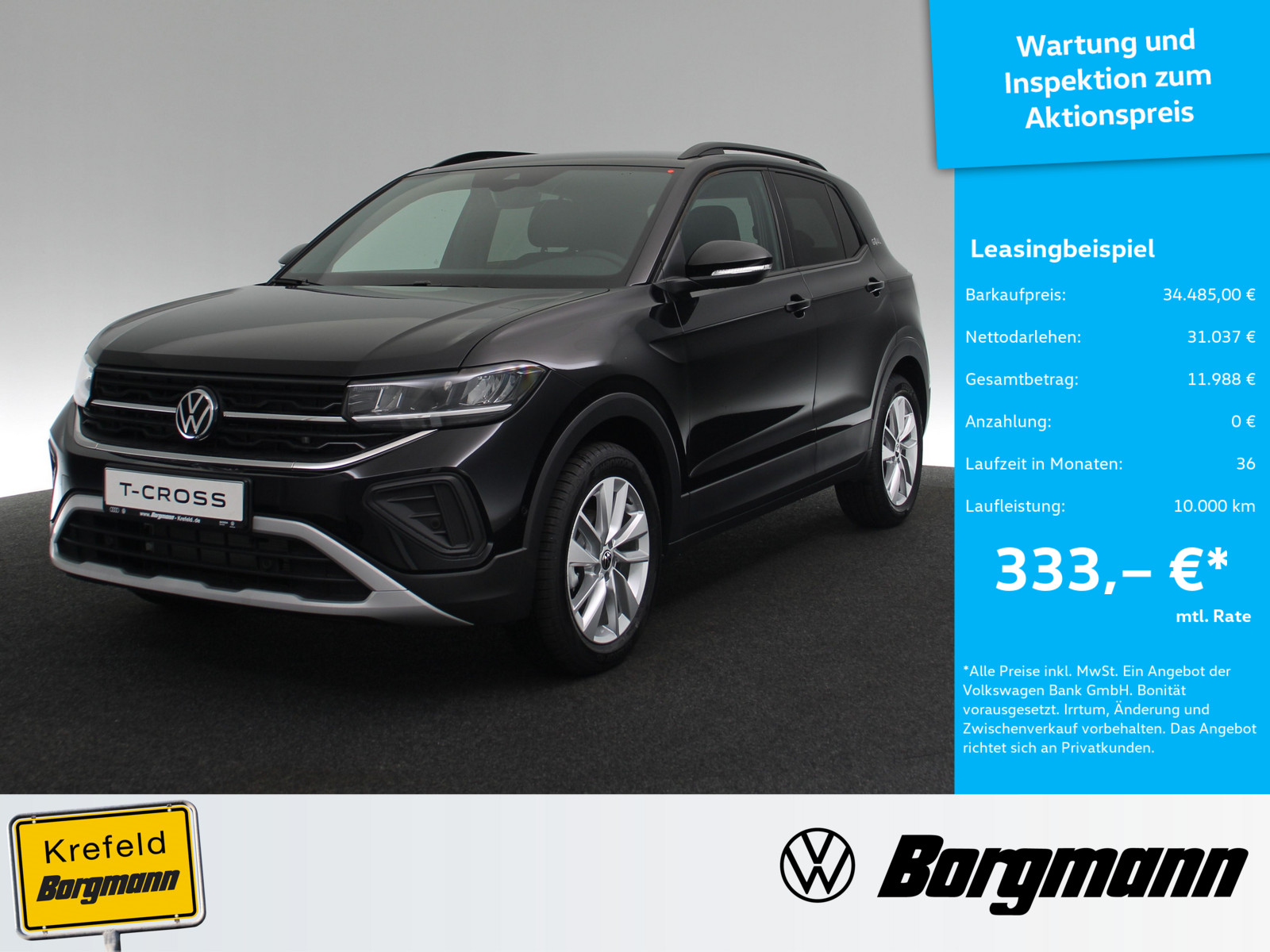 VW T-Cross 1.0 TSI Goal
