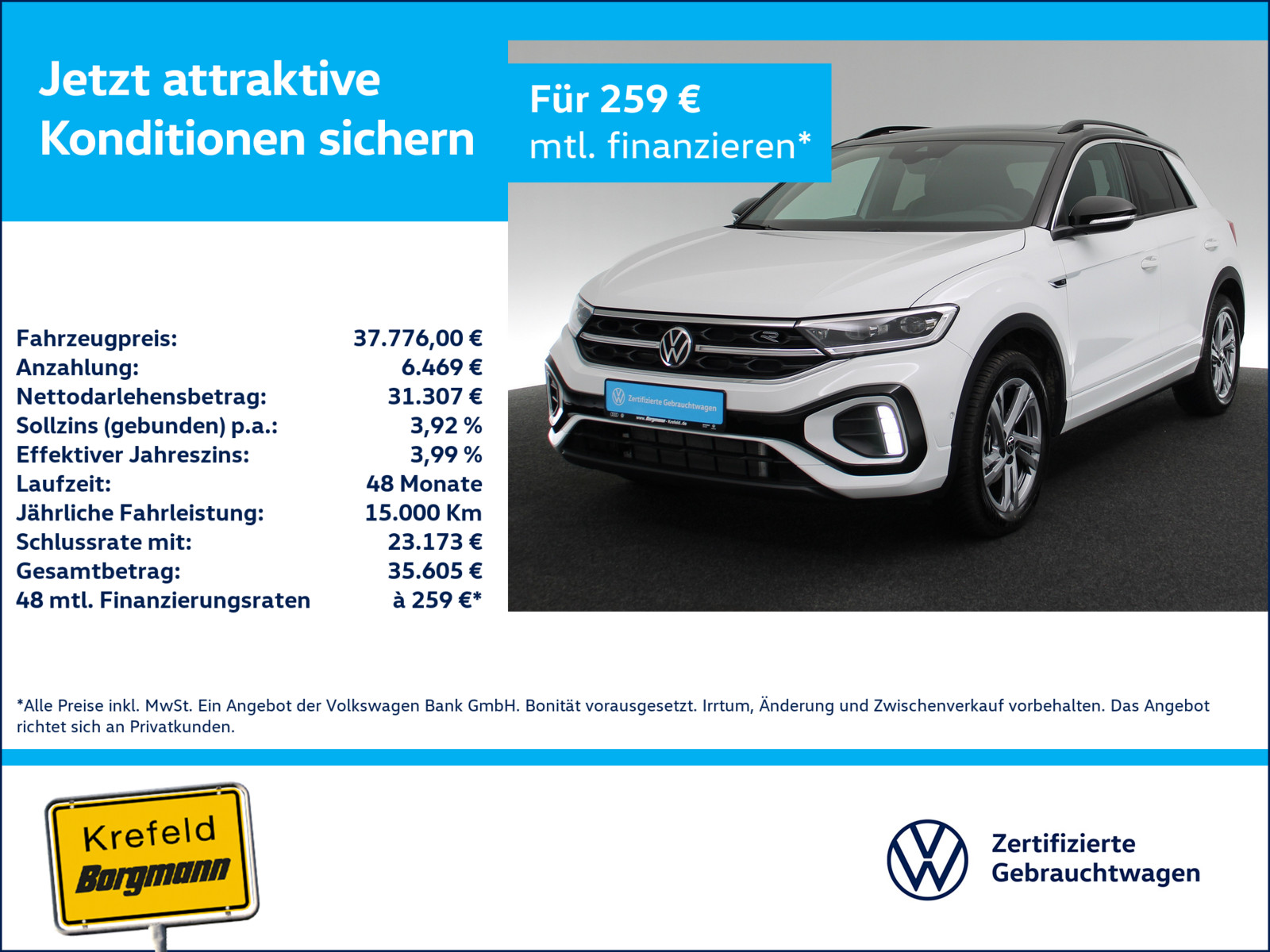 VW T-Roc 1.5 TSI R-Line