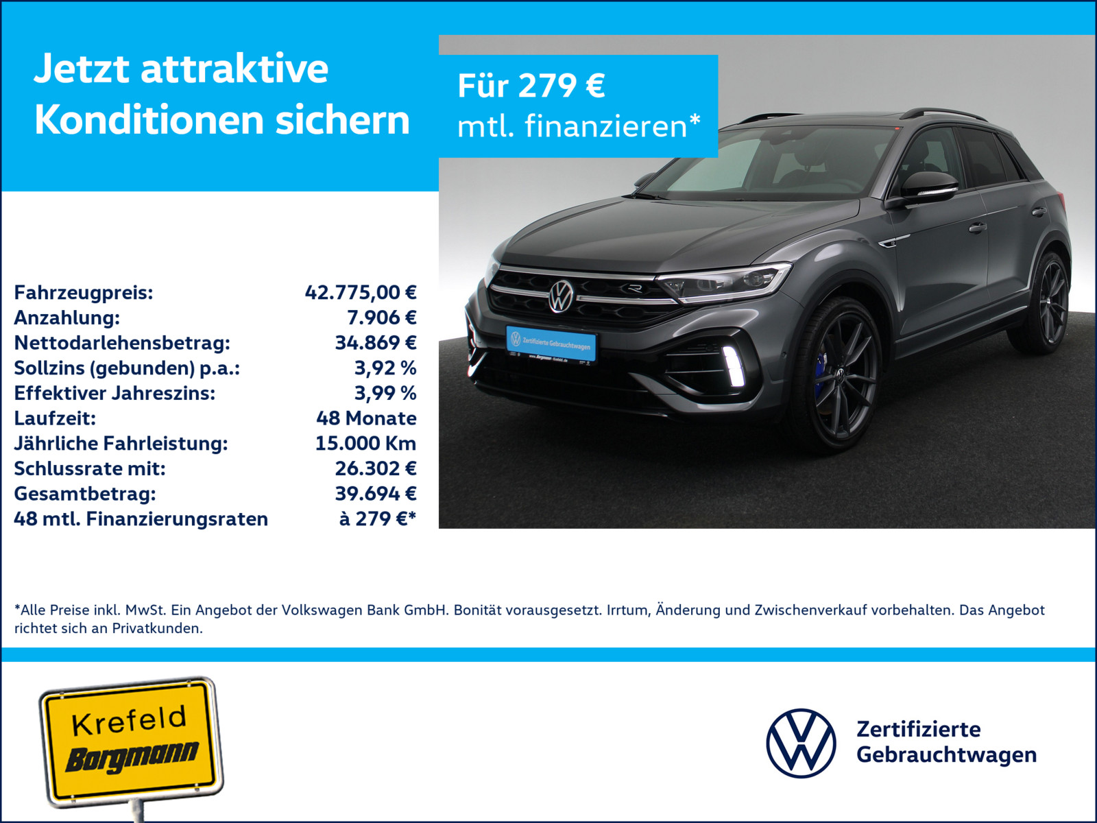 VW T-Roc 2.0 TSI R 4Motion