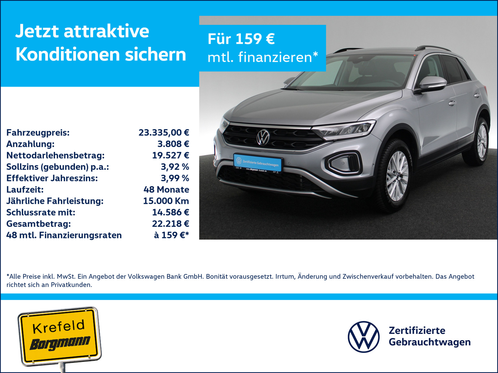 VW T-Roc 1.0 TSI Life