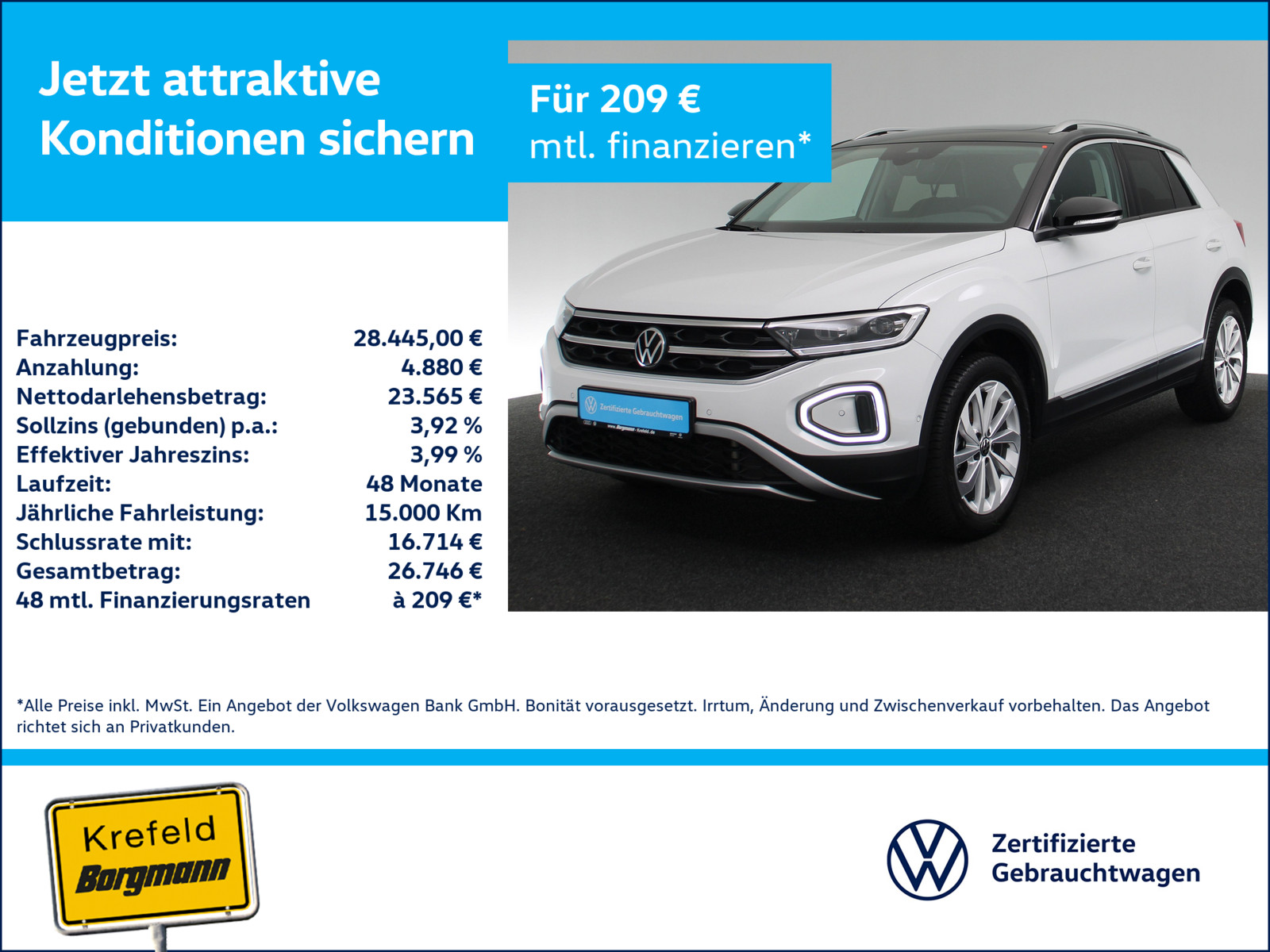 VW T-Roc 1.5 TSI Style