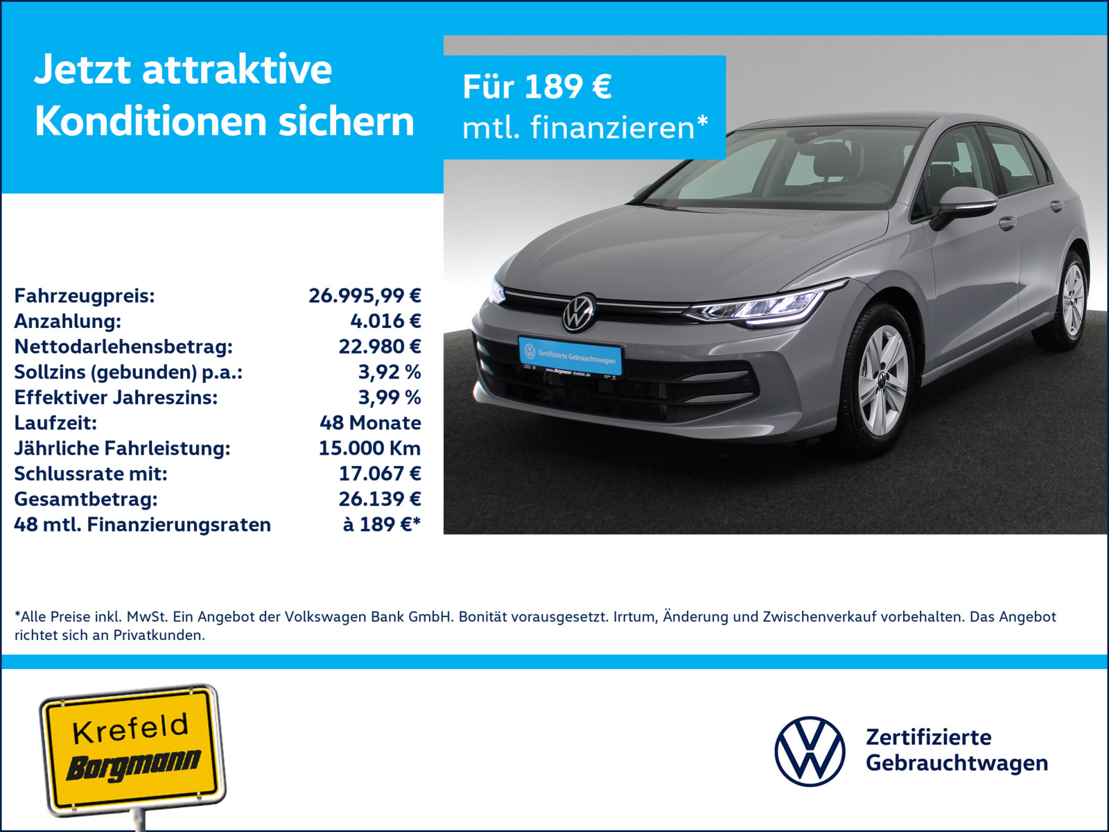 VW Golf VIII 1.5 TSI Life