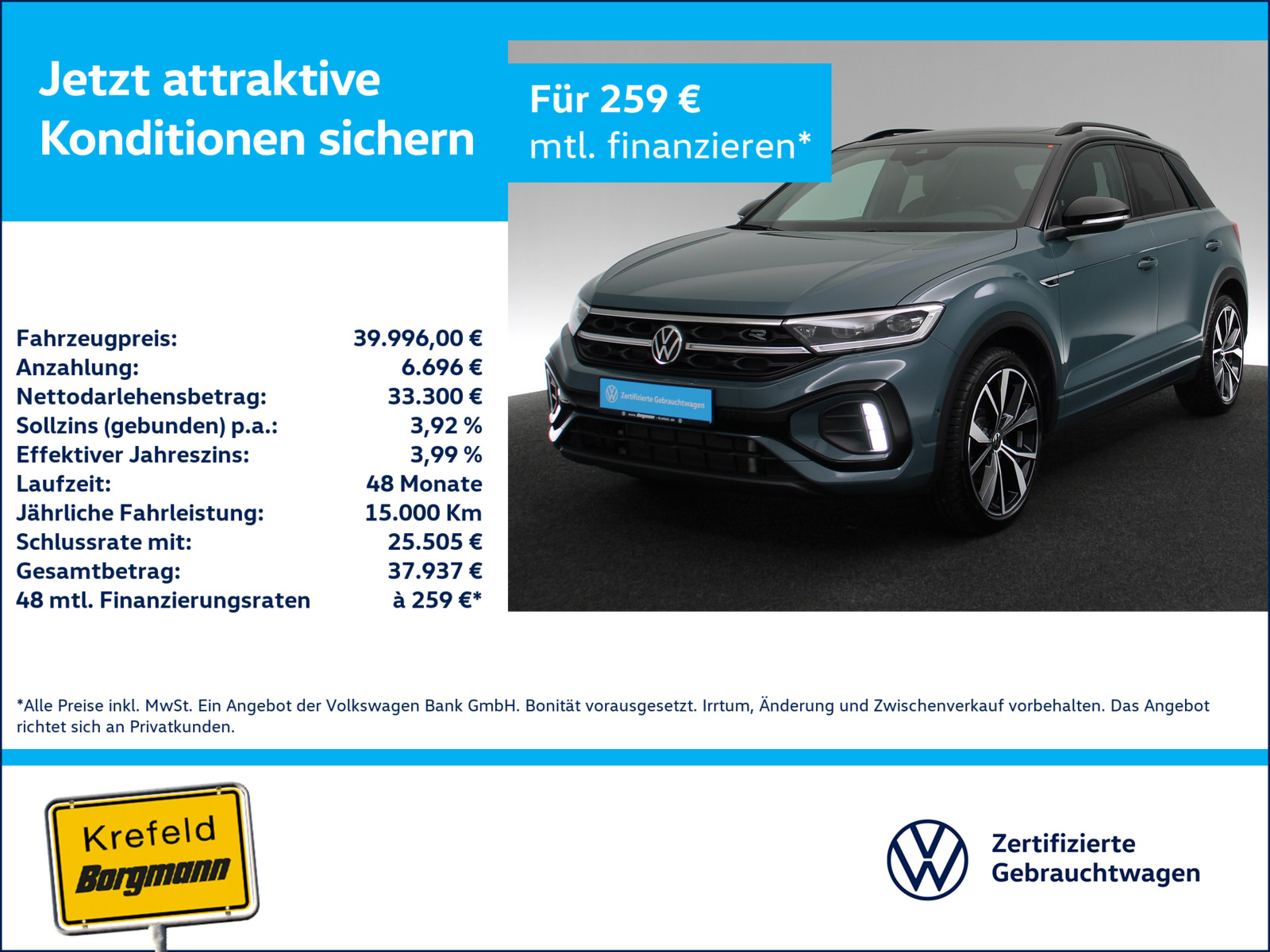 VW T-Roc 2.0 TSI R-Line 4Motion