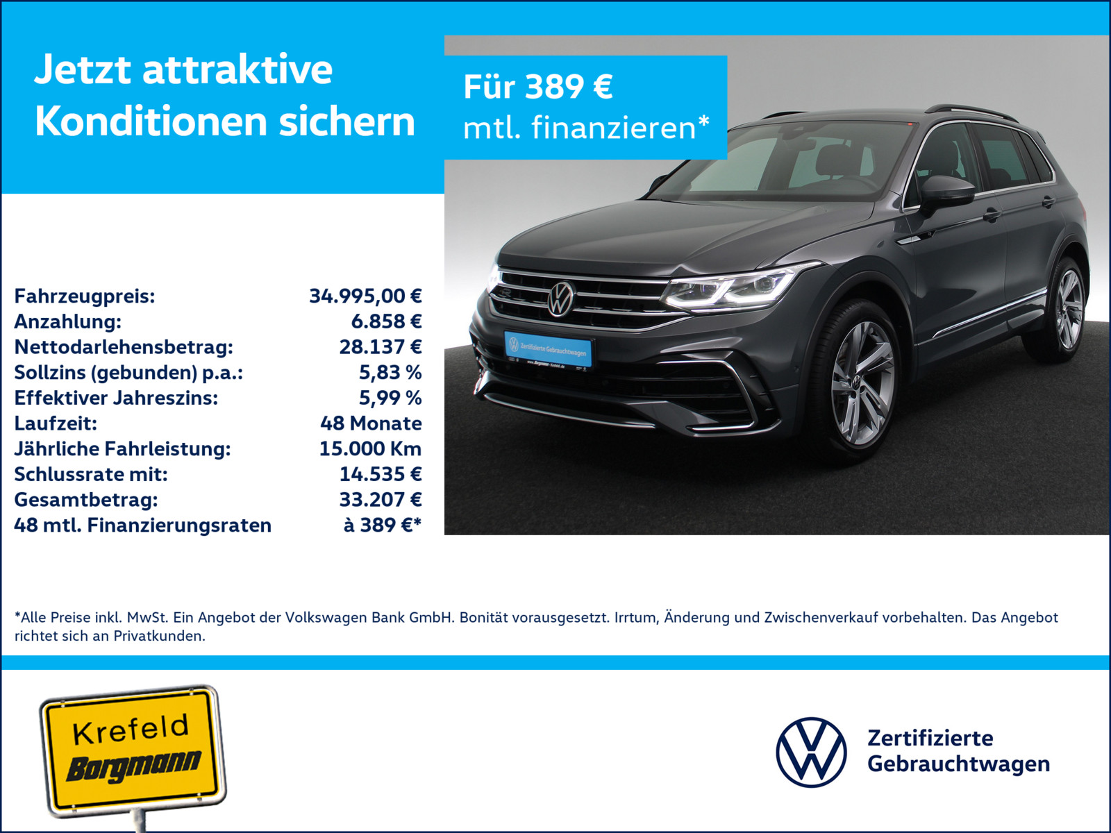 VW Tiguan 2.0 TSI R-Line 4Motion