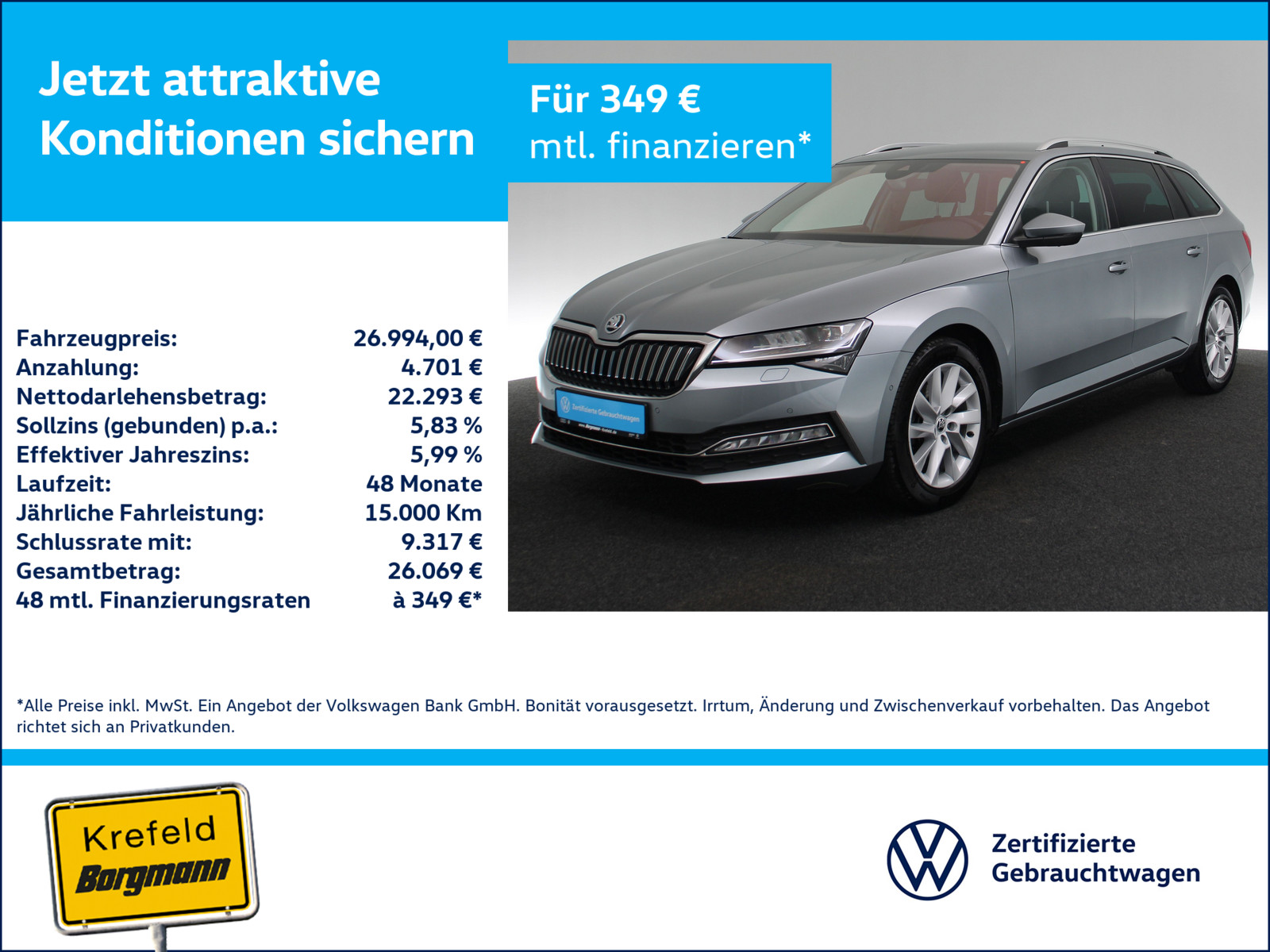 SKODA Superb Combi 1.4 TSI Style iV