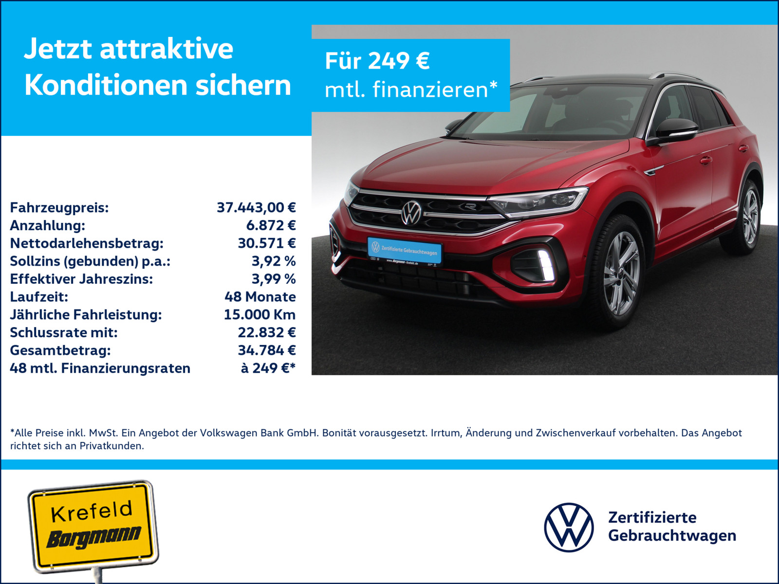 VW T-Roc 2.0 TSI R-Line 4Motion