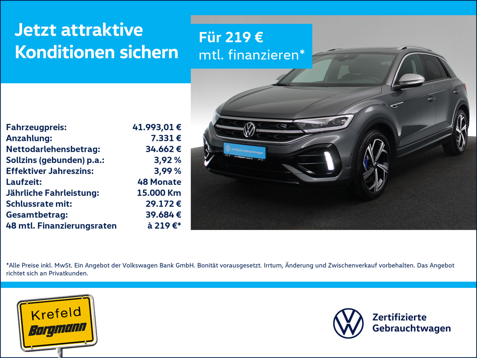 VW T-Roc R 2.0 l TSI 4MOTION