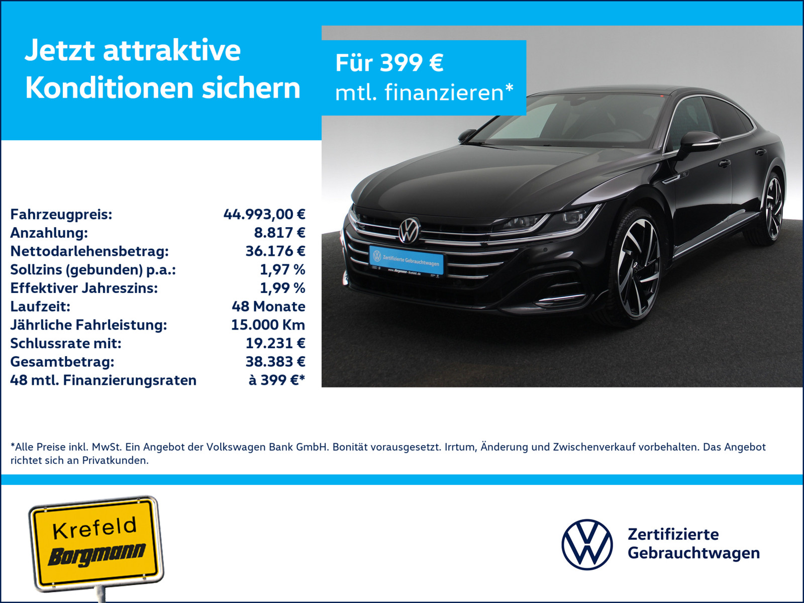 VW Arteon 2.0 TSI R-Line 4Motion